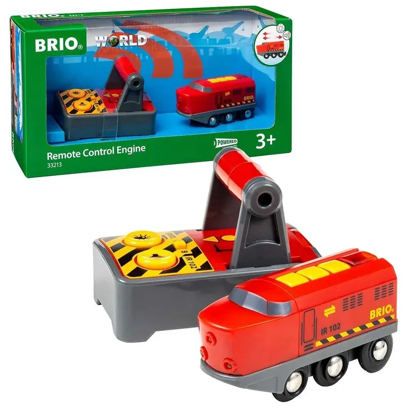 Rode RC trein locomotief - Met afstandsbediening en licht & geluid - 33213 by BRIO in Red – product photo 6 of 6