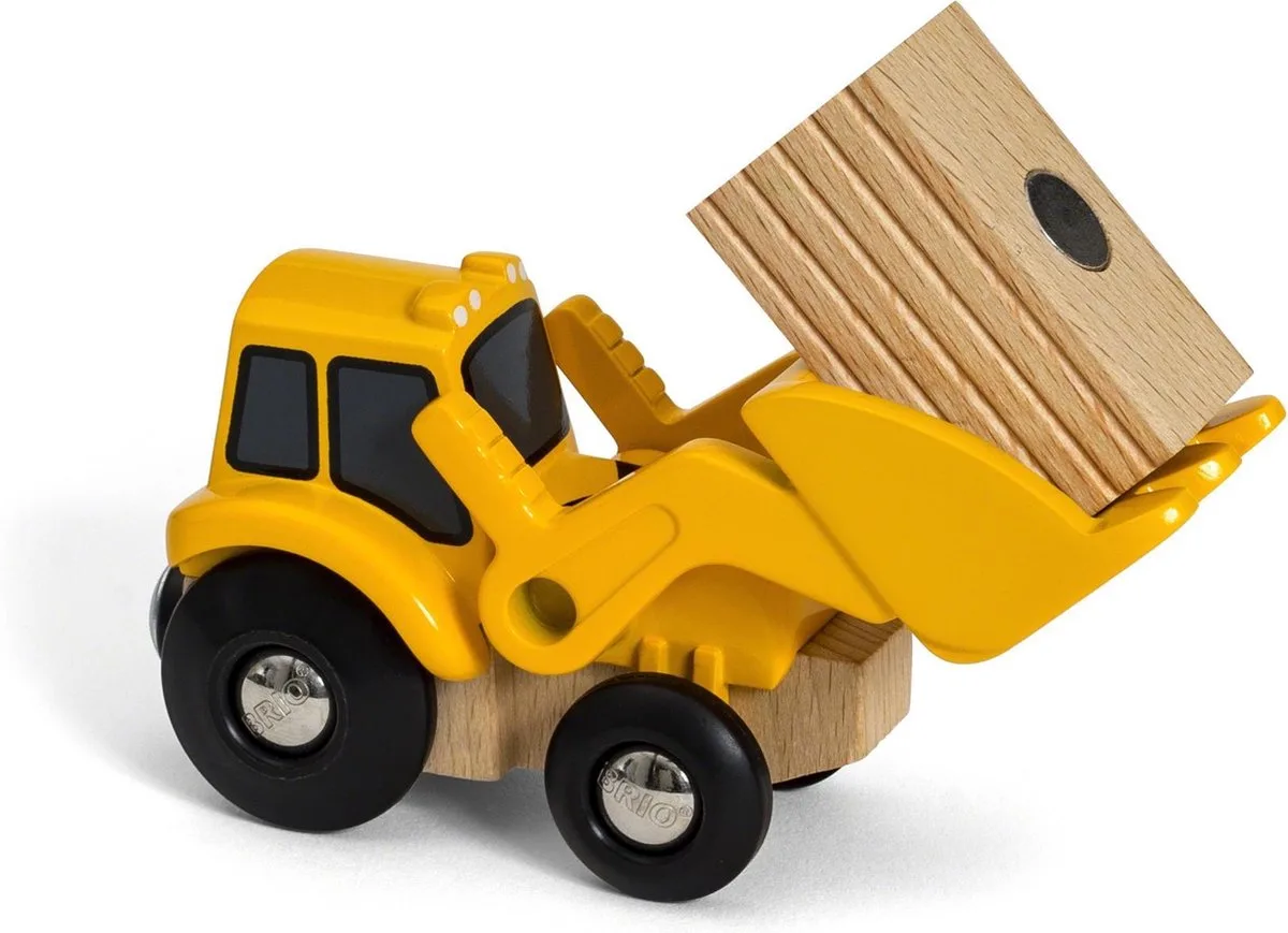 Shovel - 33436 - uitbreiding voor BRIO World - vanaf 3 jaar fra BRIO i Beige, Gul – produktbillede