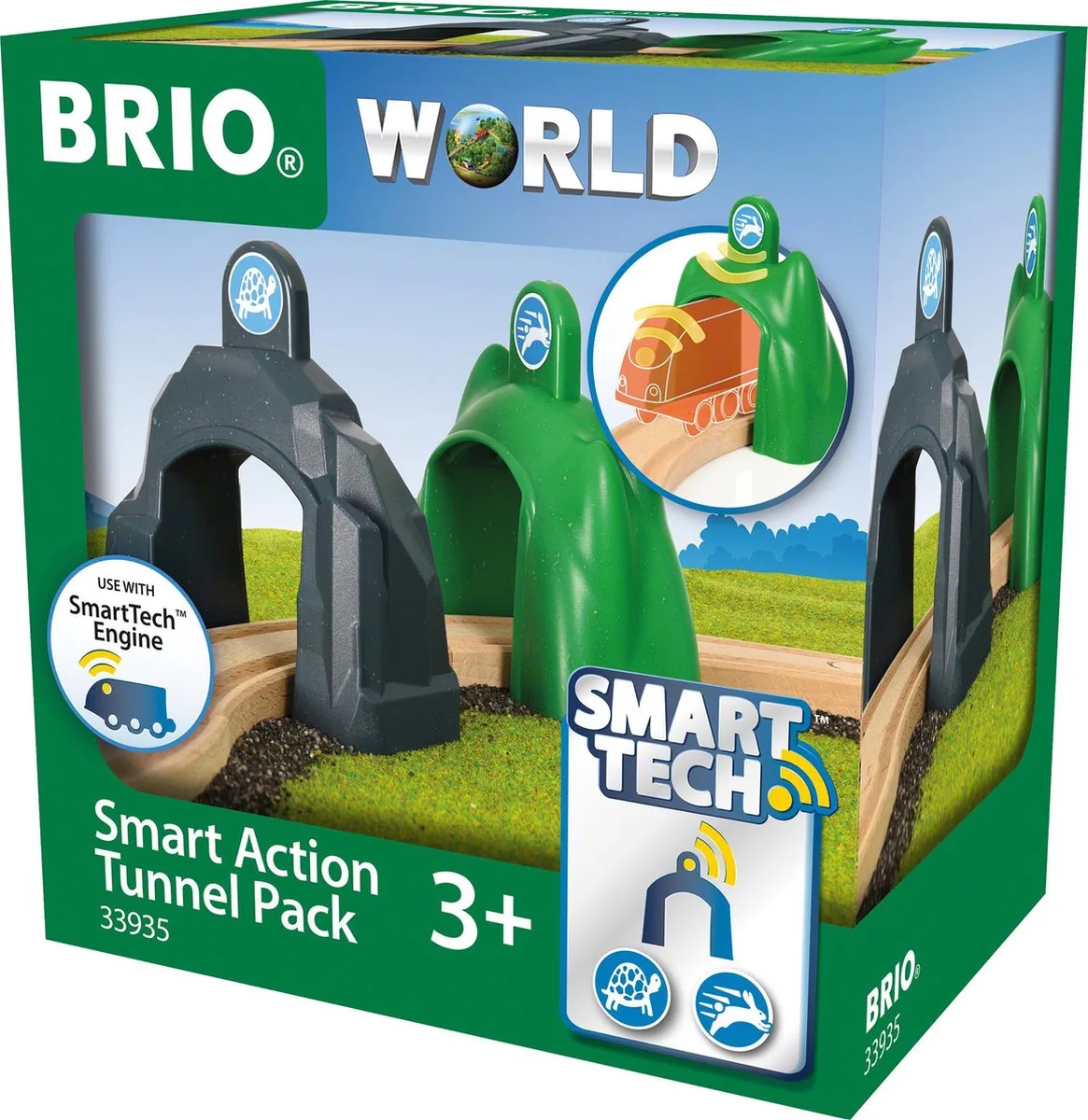 Smart Action Tunnel set -33935 van BRIO in Blauw – productfoto