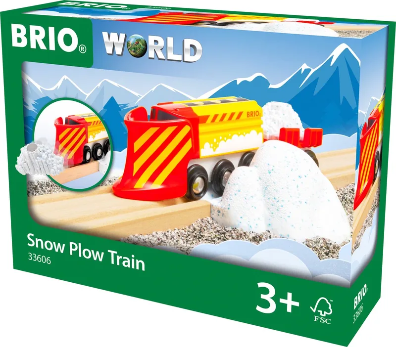 Sneeuwschuivertrein - 33606 van BRIO in Meerkleurig – productfoto