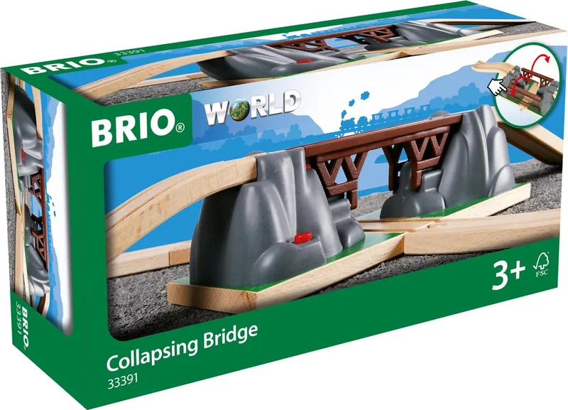 Speelgoed | Wooden Toys - Klapbrug (33381) by BRIO in Grey – product photo