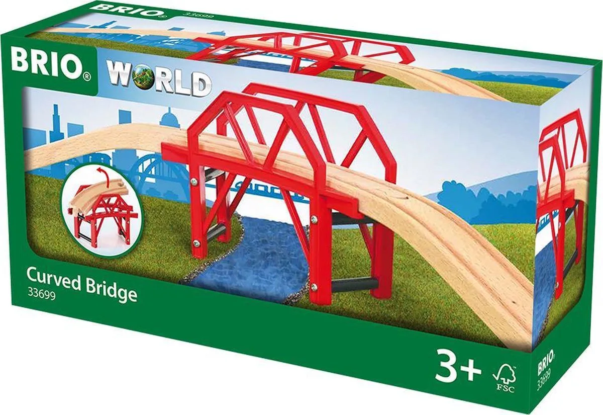 Spoorbrug - 33699 - uitbreiding voor BRIO World - vanaf 3 jaar de BRIO en Multicolore – photo du produit