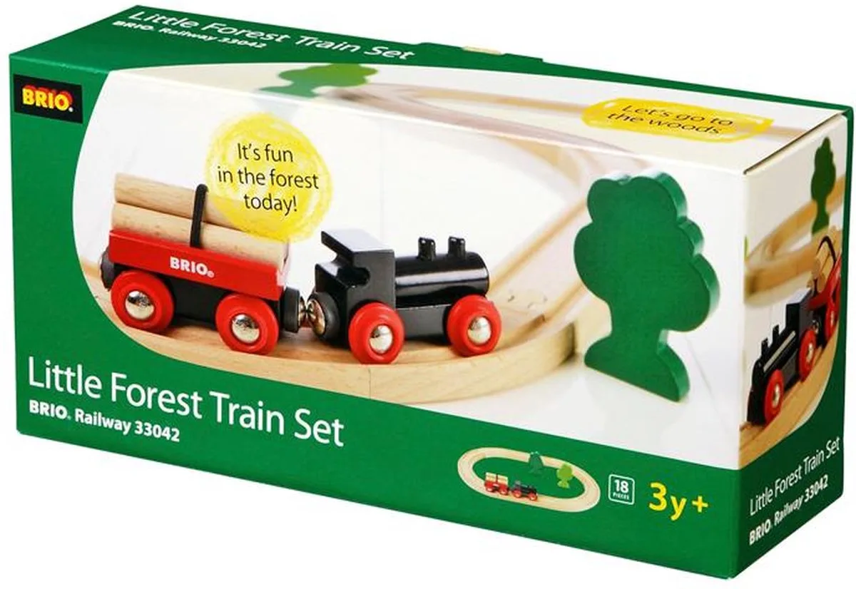 Startset Bos Trein 33042 - Treinbaan van BRIO in Meerkleurig – productfoto