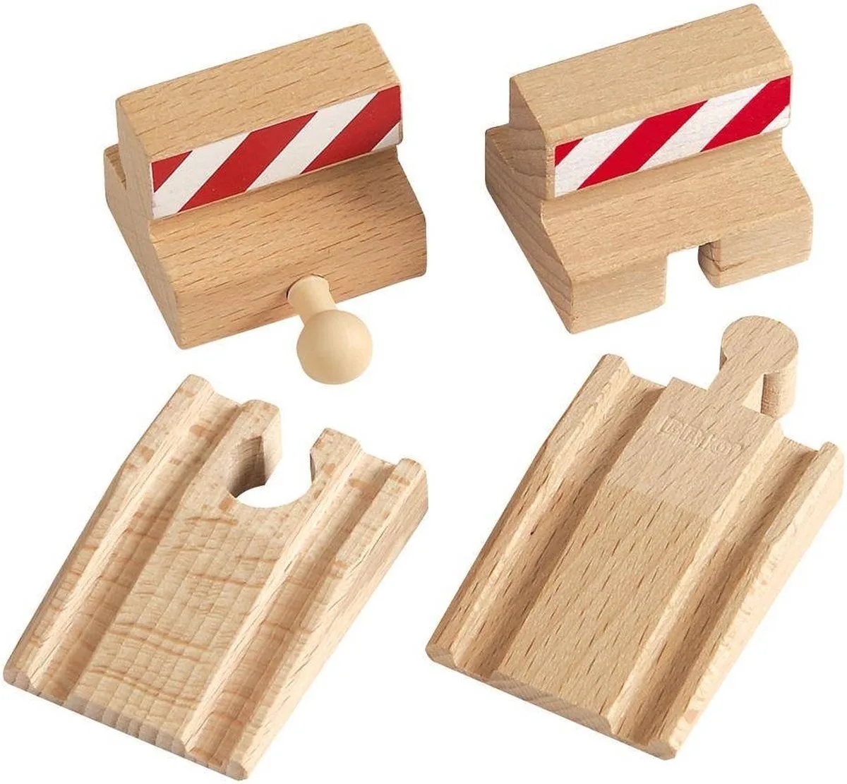 Rampen Prell-Bock Pack von BRIO in Rot – Produktfoto