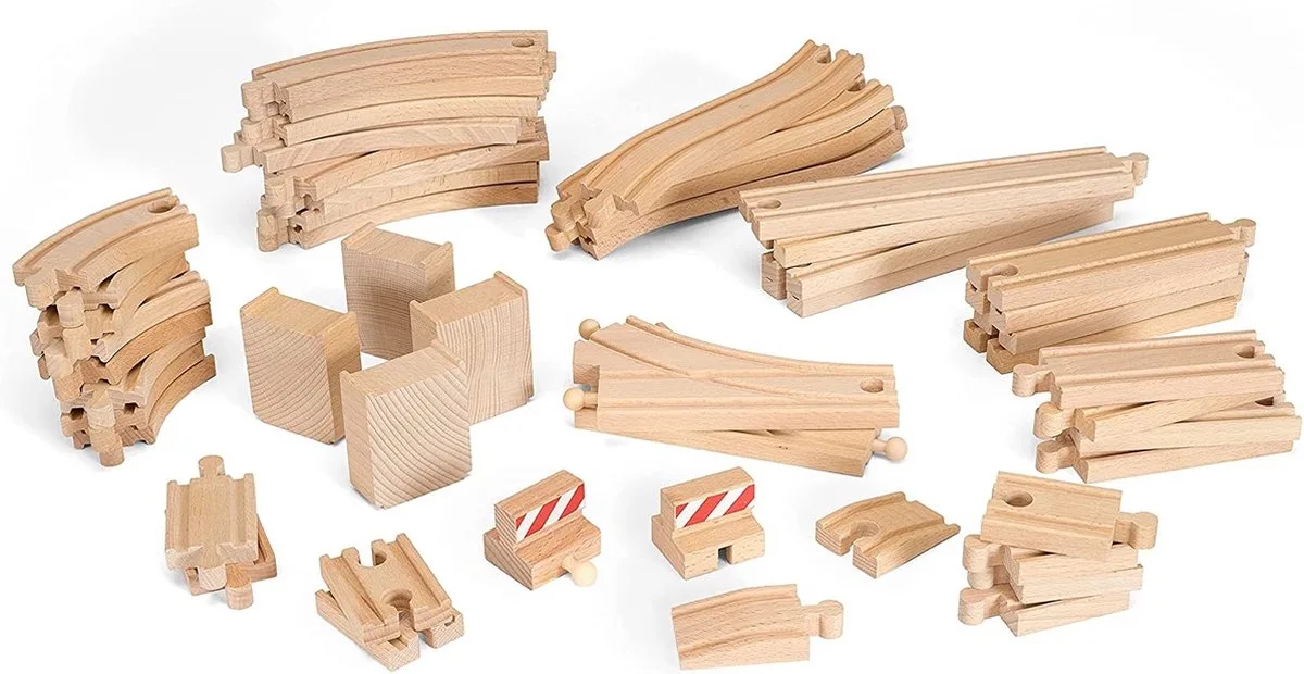 Treinrails 50 stuks - 33772 de BRIO en Kleurloos – photo du produit