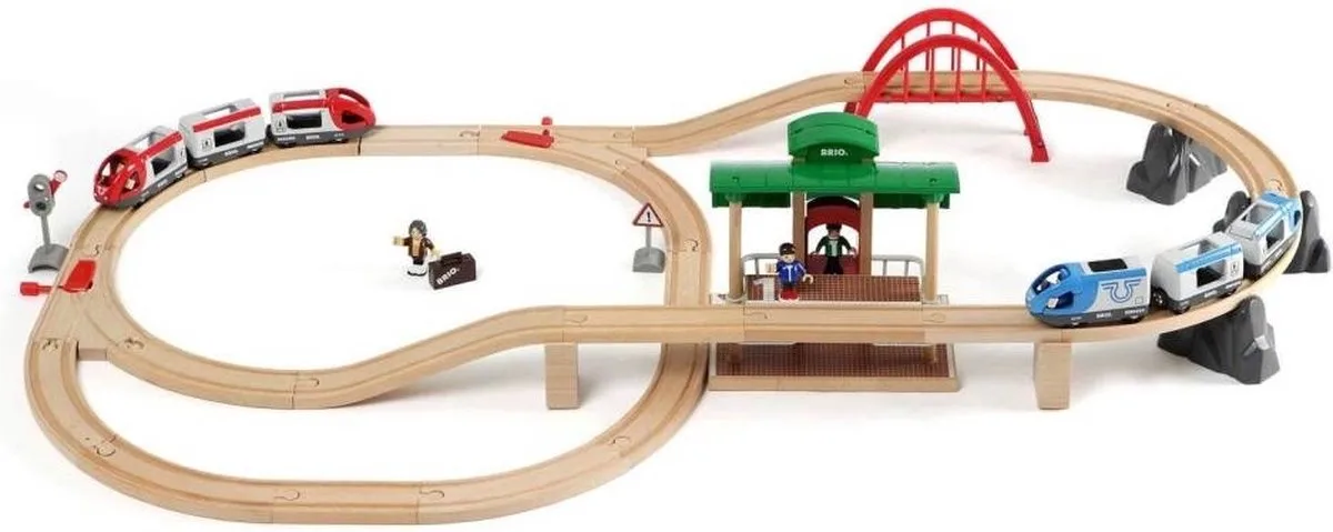 Treinset met perron - 33512 de BRIO en Multicolore – photo du produit