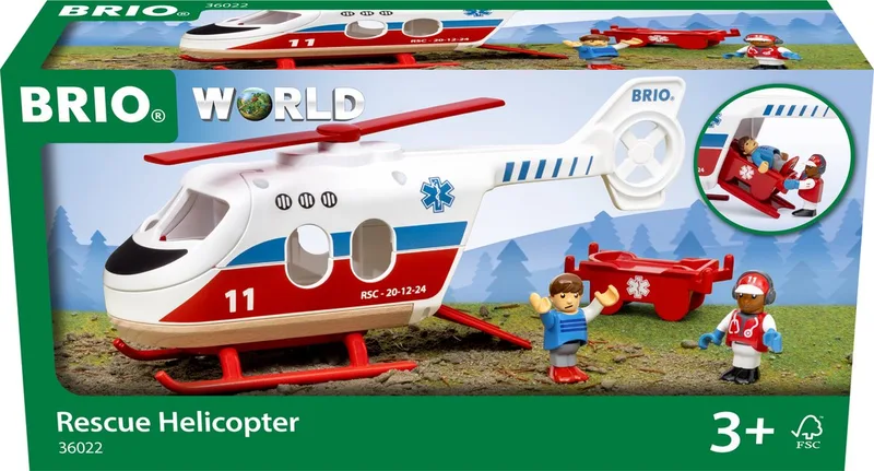 Rettungshubschrauber (36022) von BRIO in Mehrfarbig – Produktfoto