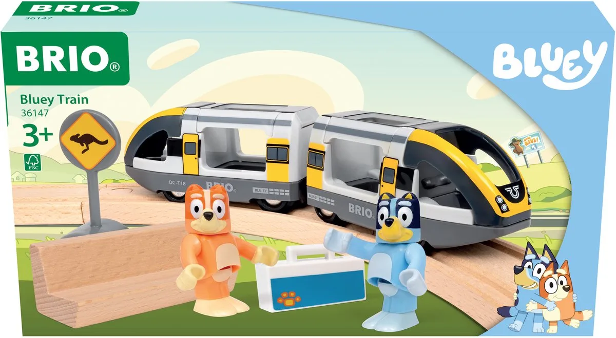 Eisenbahn Bluey Reisezug von BRIO – Produktfoto
