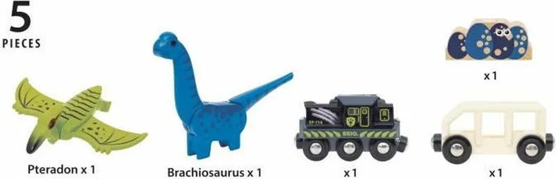 World Dinosaur Battery Train - Trein met batterij von BRIO in Mehrfarbig – Produktfoto