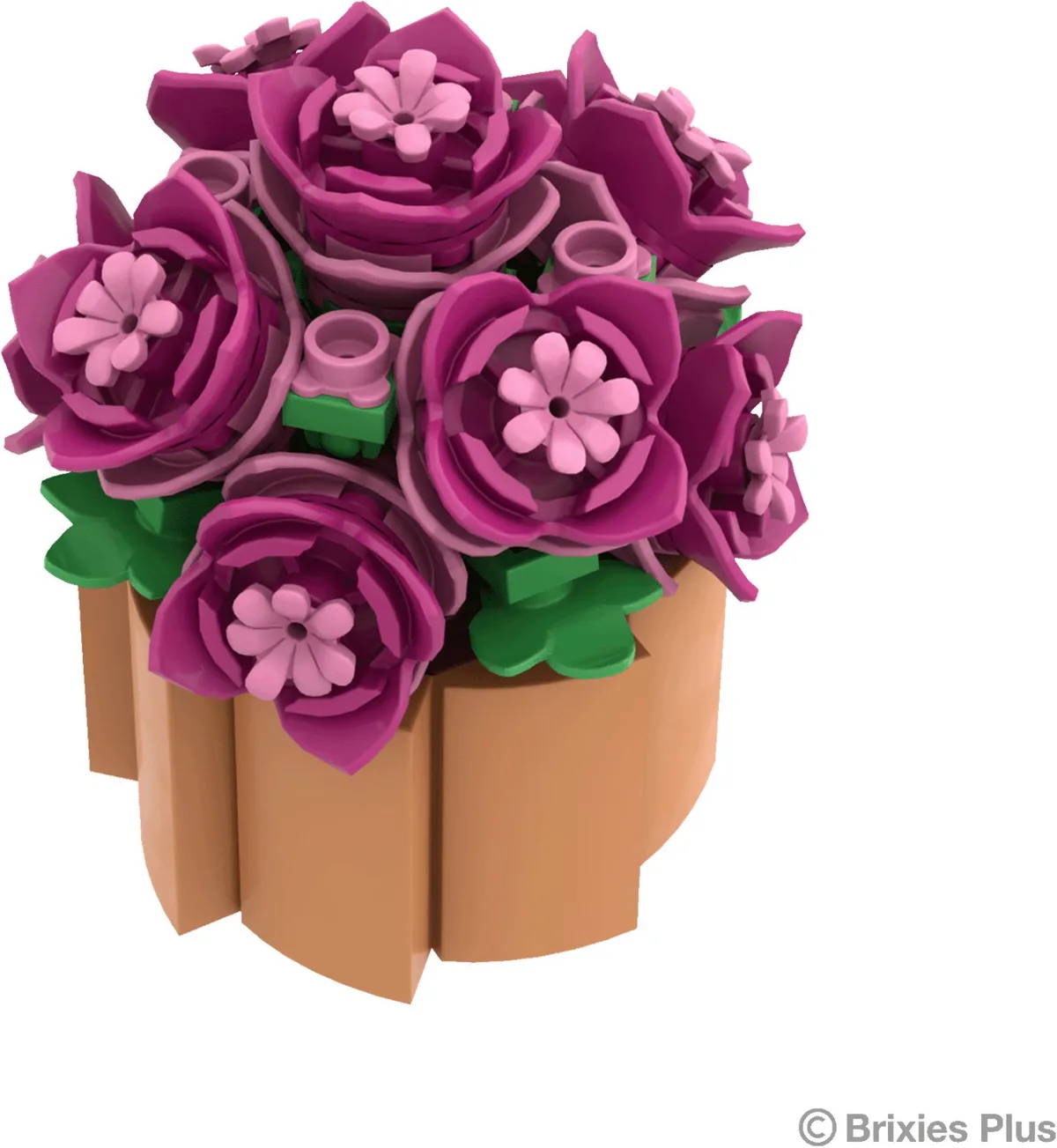 bouwset mini bloem Spring time - 115 stuks bouwstenen. by Brixies in Multicolour – product photo
