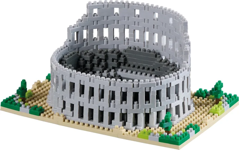 Colosseum Rome - Nano Bouwset Architectuur - 896 onderdelen - Vanaf 8 jaar från Brixies i Meerkleurig – produktbild