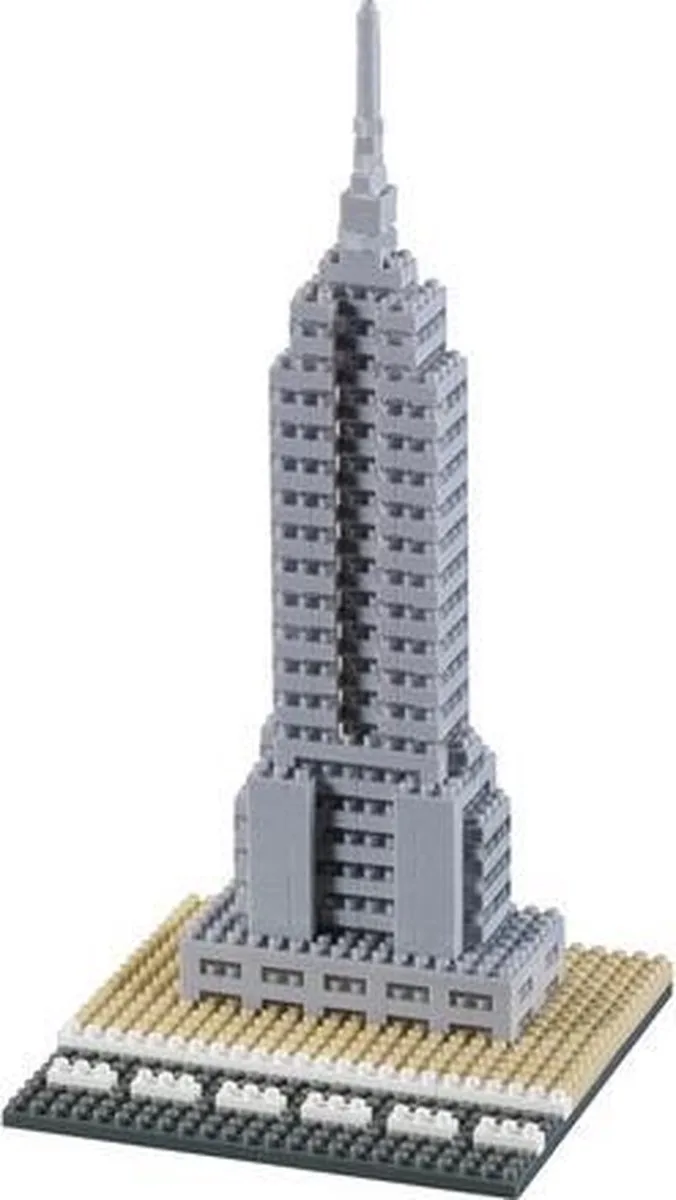 Imaginarium BRIXIES EMPIRE STATE BUILDING - Mini Bouwstenen - Nanoblocks - 353 Onderdelen de Brixies en Grijs – photo du produit