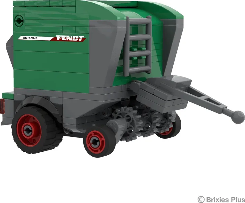 Plus Fendt Rotana F - Nano Bouwset Hooipers - 164 onderdelen - Vanaf 6 jaar by Brixies in Rood – product photo