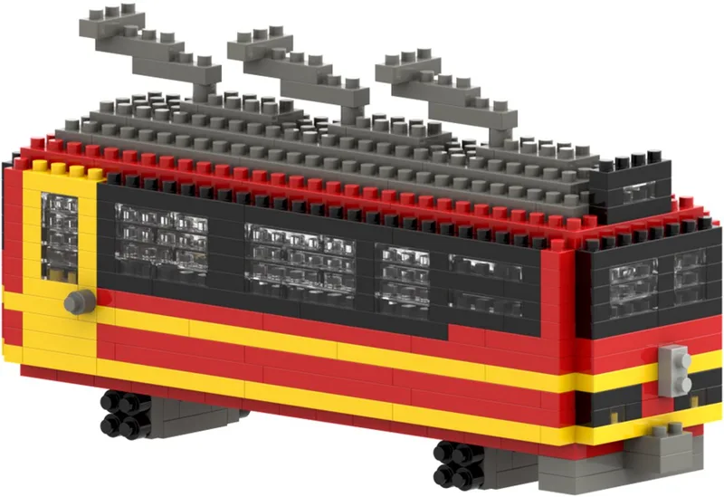 Zwitserse Trein Jungfrau - Nano Bouwset Voertuigen - 384 onderdelen - Vanaf 8 jaar by Brixies in Multi – product photo