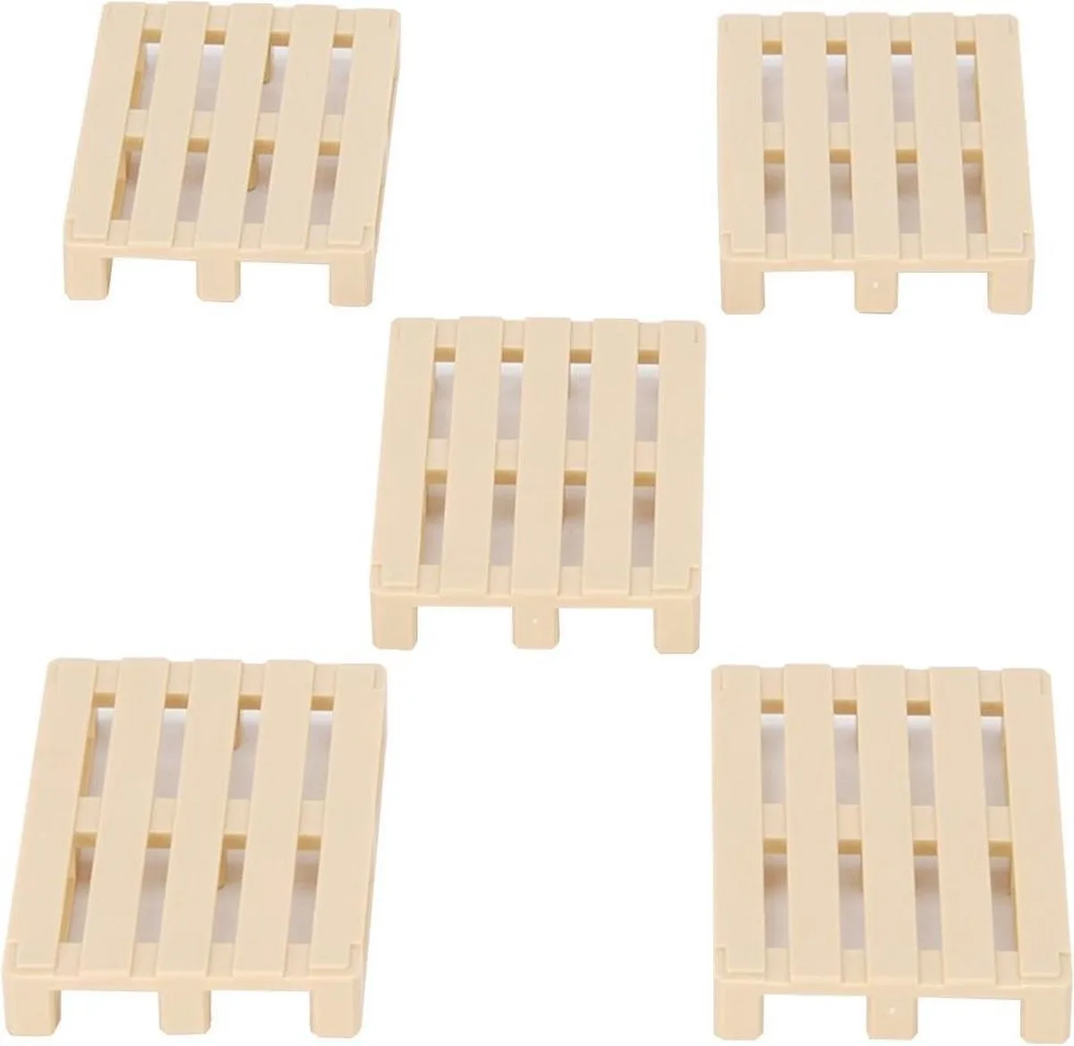 Accessoires : Pallets / Zak met 5 stuks de Bruder en Multicolore – photo du produit