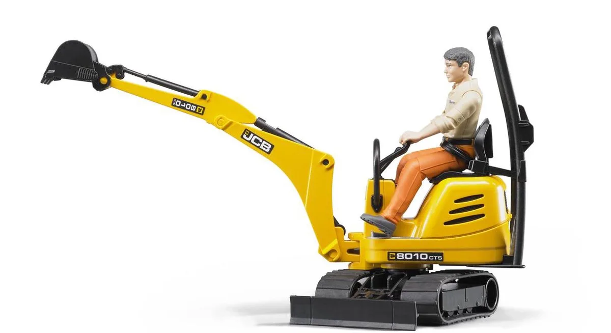 Bagger Jcb van Bruder in Geel – productfoto