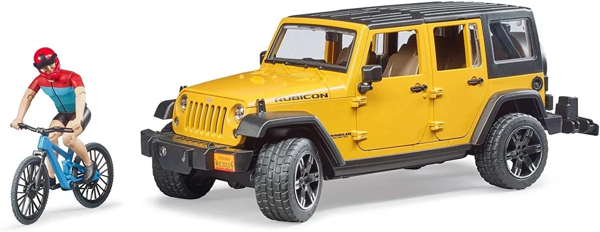 02543 Jeep Wrangler Rubicon Unlimited, Modellfahrzeug von Bruder in Mehrfarbig – Produktfoto