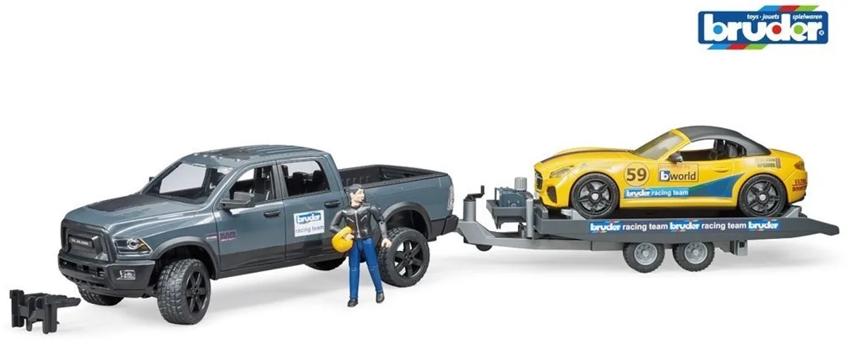 Bruder 2504 RAM 2500 Auto met Lader de Bruder en Multicolore – photo du produit