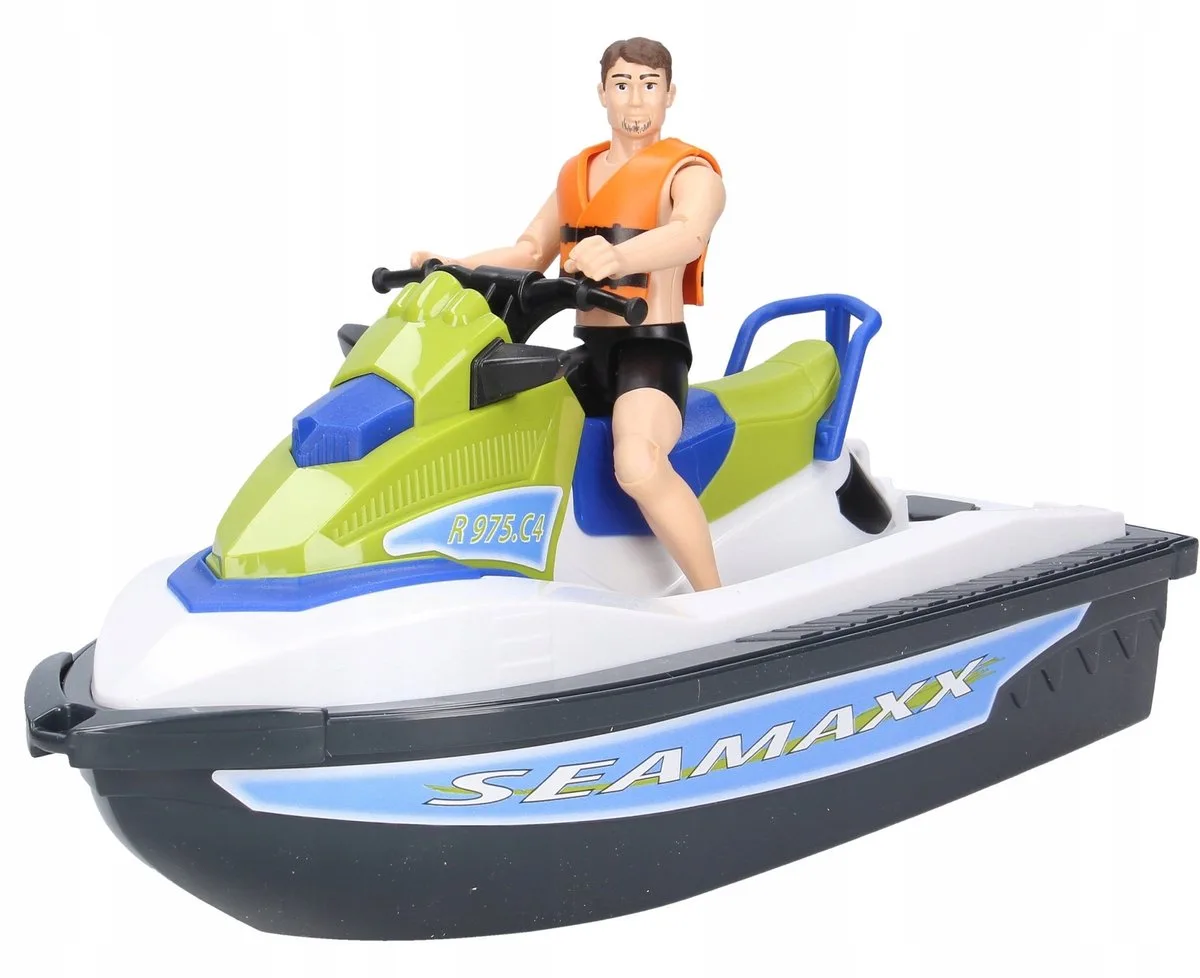 Bworld | watervoertuig met figuur de Bruder en Multicolore – photo du produit