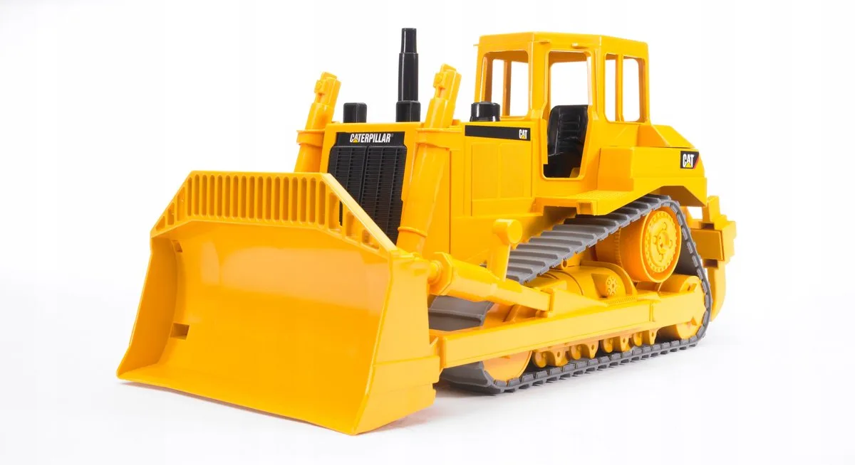 CAT Bulldozer (bruder 2422) van Bruder in Geel – productfoto
