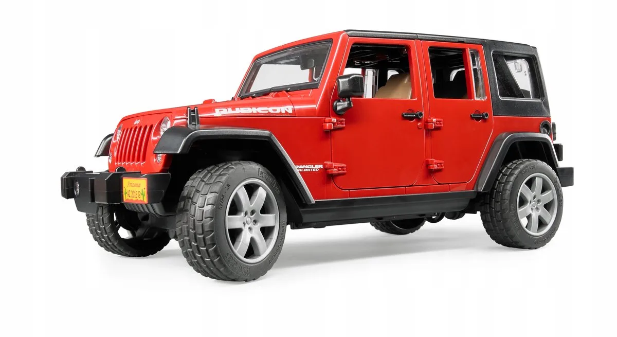 Jeep Wrangler (BR2525) de Bruder en Multicolore – photo du produit