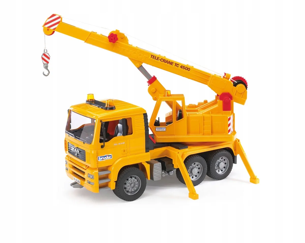 MAN modèle fini Modèle réduit dengin de chantier de Bruder en Jaune – photo du produit