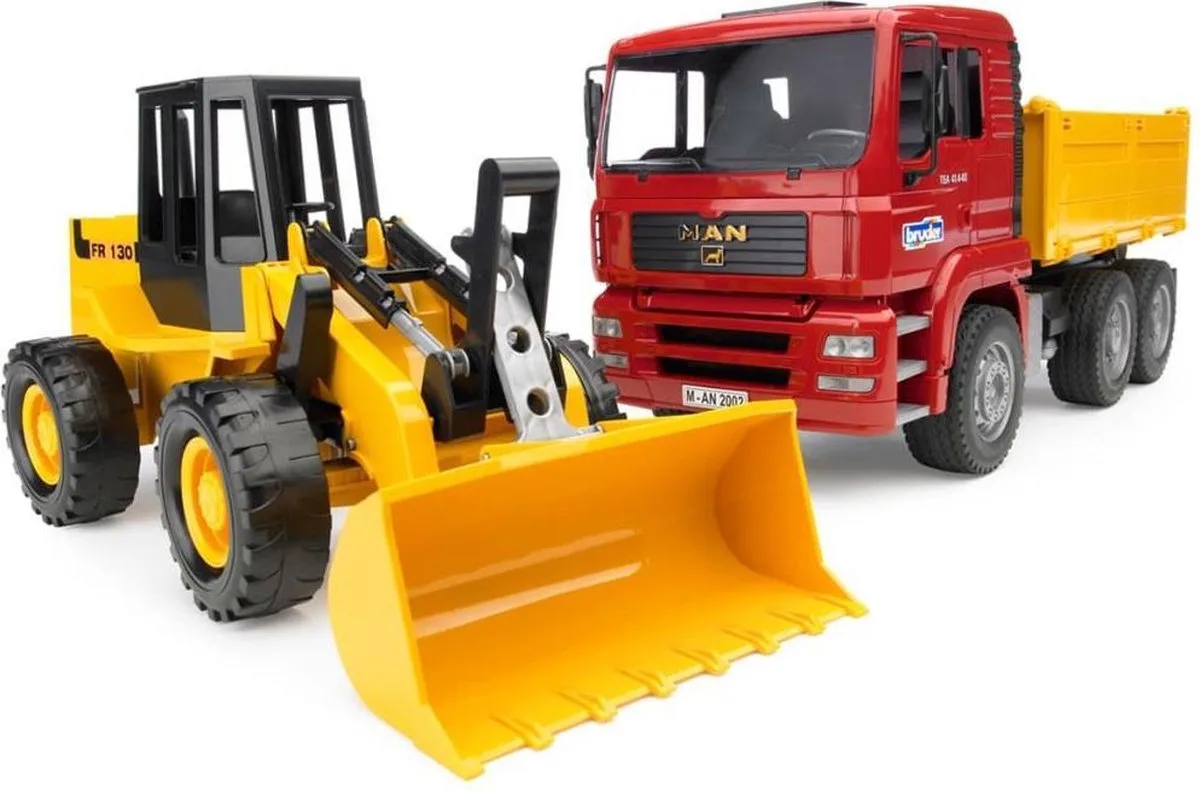camion et bulldozer de Bruder en Jaune – photo du produit