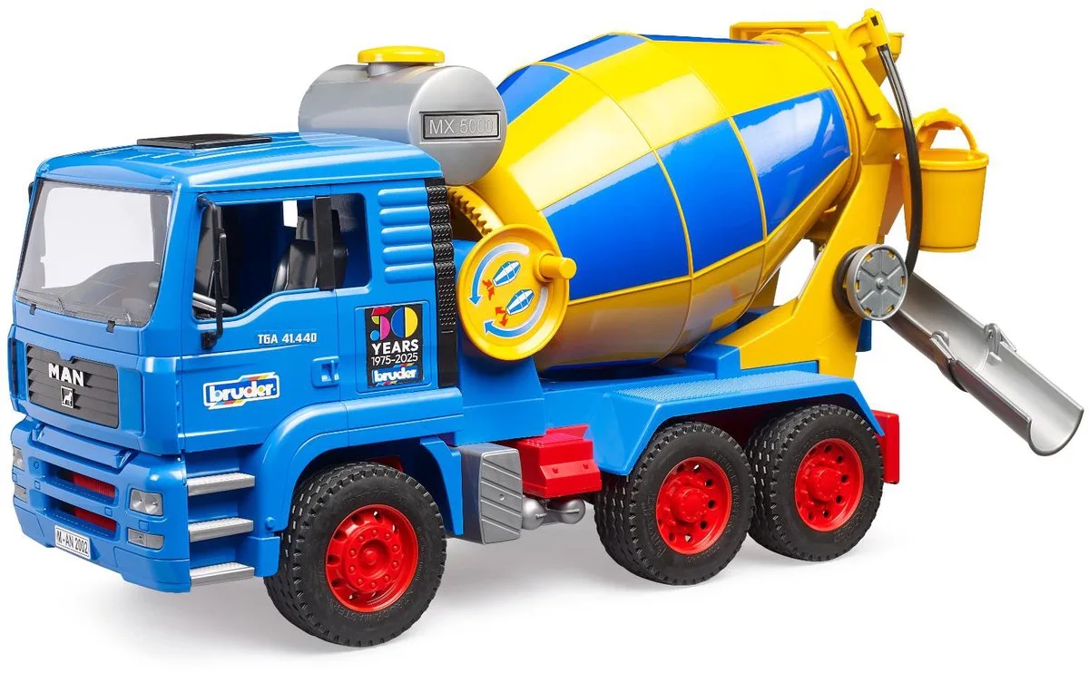 Vrachtwagen MAN Cement Mixer 50 Jaar Bruder by Bruder in Blue – product photo