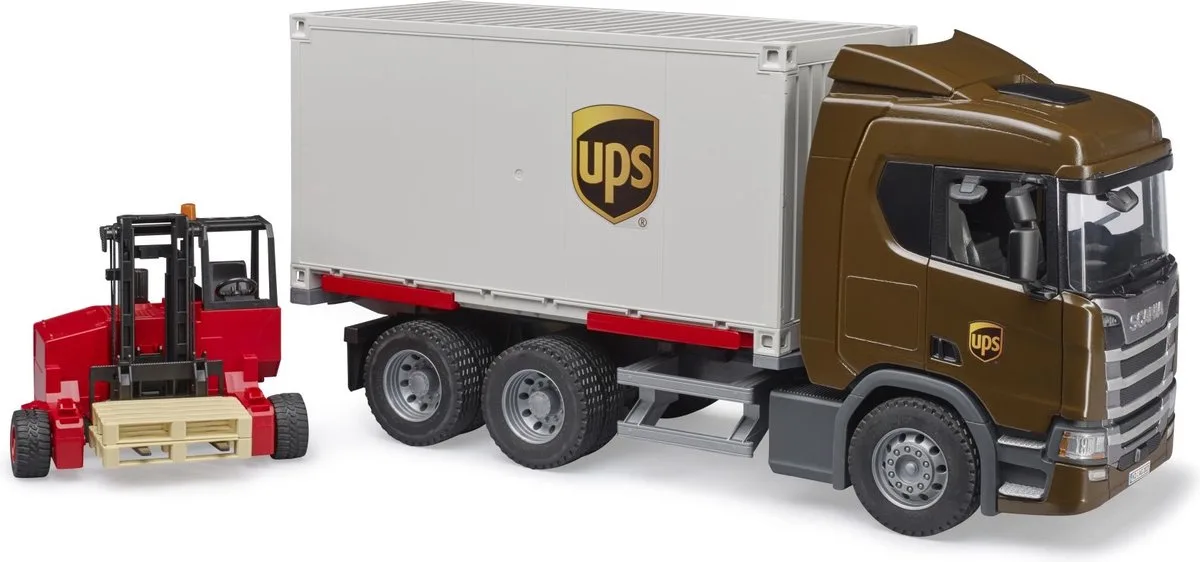 Vrachtwagen Scania 560R ups met lift by Bruder in Multicolour – product photo