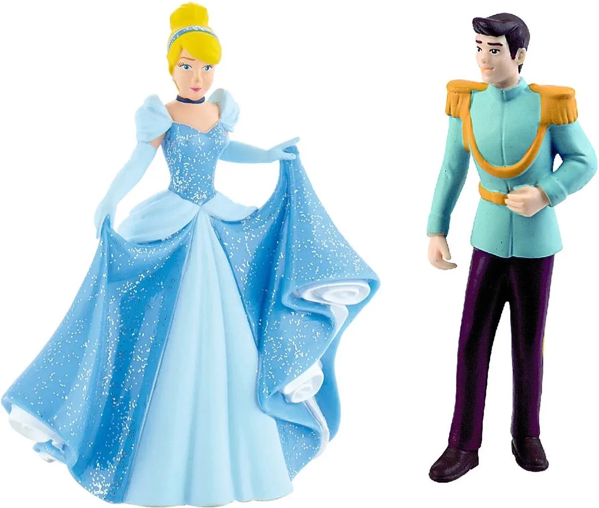Assepoester 2 speelfiguren Disney Princess de Bullyland en Multicolore – photo du produit