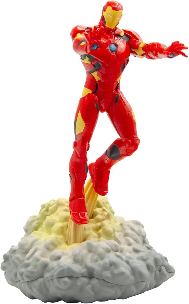 Bullyland 11331 – Speelfiguur en verzamelfiguur Iron Man uit Avengers, ca. 15 cm – levensecht en detailrijk vormgegeven – ideaal als taartfiguur en klein cadeautje voor kinderen vanaf 3 jaar. från Bullyland i Avengers Iron Man – produktbild