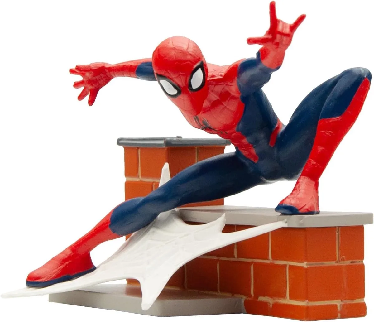 Bullyland 11334 – Speelfiguur en verzamelfiguur Spider-Man uit Avengers, ca. 7 cm – levensecht en detailrijk vormgegeven – ideaal als taartfiguur en klein cadeautje voor kinderen vanaf 3 jaar. från Bullyland i Spiderman – produktbild