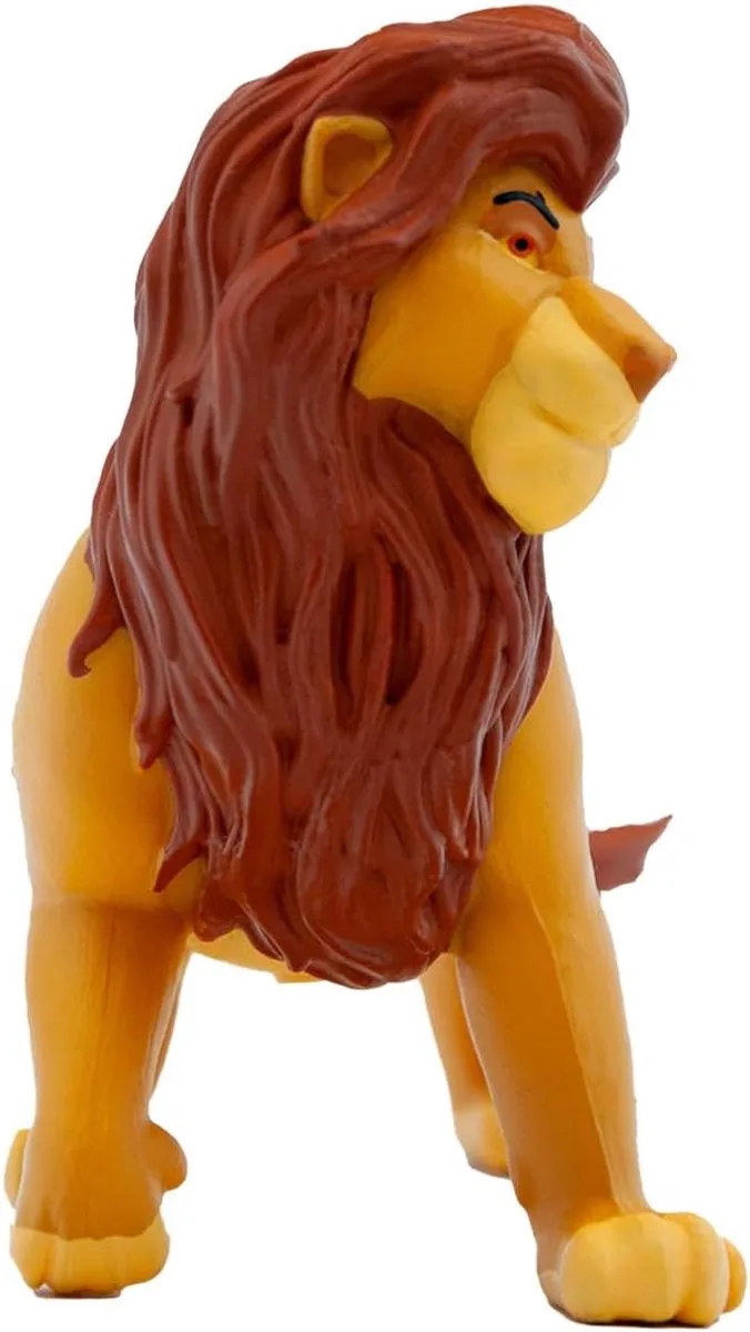 Bullyland 12257 – Speelfiguur Disney The Lion King – levensecht en detailrijk vormgegeven – ideaal als taartfiguur, verzamelobject of klein cadeautje voor kinderen vanaf 3 jaar de Bullyland en Mufasa – photo du produit
