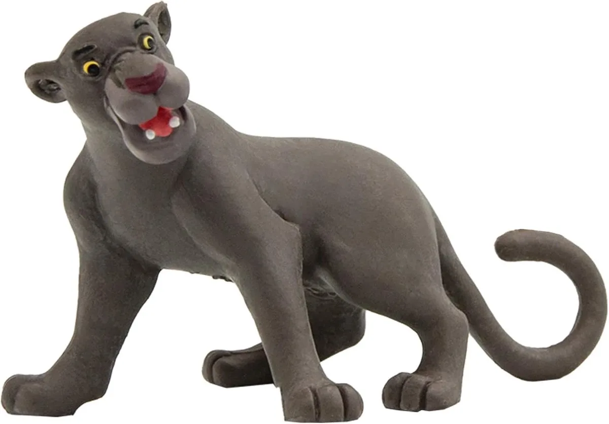 Bullyland 12377 – Speelfiguur en verzamelfiguur Bagheera uit The Jungle Book, ca. 8,4cm – levensecht en detailrijk vormgegeven – ideaal als taartfiguur en klein cadeautje voor kinderen vanaf 3 jaar. från Bullyland i Jungle Book Bagheera – produktbild