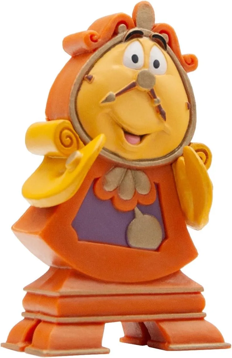 Bullyland 12563 – Speelfiguur en verzamelfiguur Cogsworth uit Belle en het Beest – ca. 7 cm – levensecht en detailrijk vormgegeven – ideaal als taartfiguur en klein cadeautje voor kinderen vanaf 3 jaar. från Bullyland i Belle en het Beest – Cogsworth – produktbild
