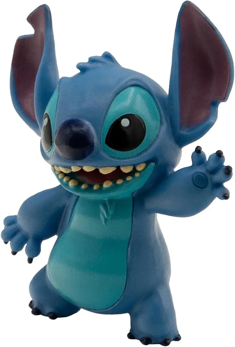 Bullyland 12587 – Speelfiguur en verzamelfiguur Stitch uit Lilo & Stitch - Disney, ca. 6 cm – levensecht en detailrijk vormgegeven – ideaal als taartfiguur en klein cadeautje voor kinderen vanaf 3 jaar. de Bullyland en Stitch – photo du produit