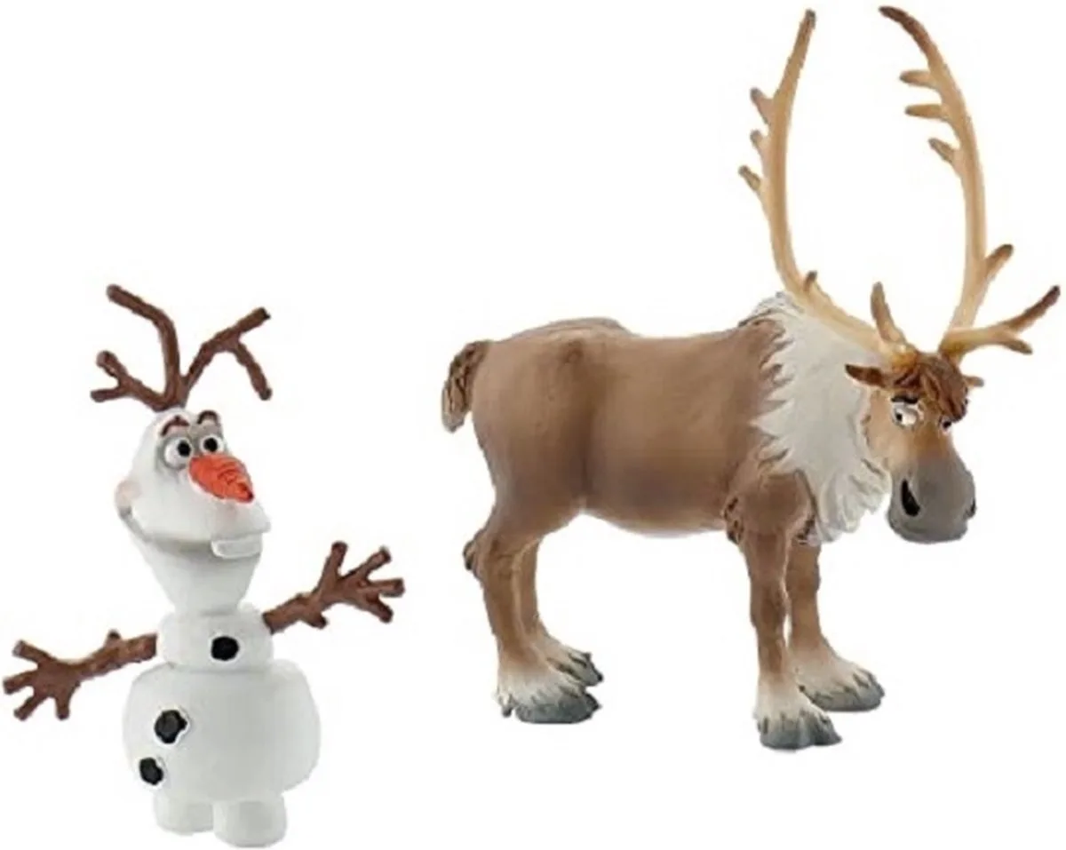 Bullyland 13042 DISNEY Frozen Sven + Olaf in geschenk verpakking de Bullyland en Blanc – photo du produit