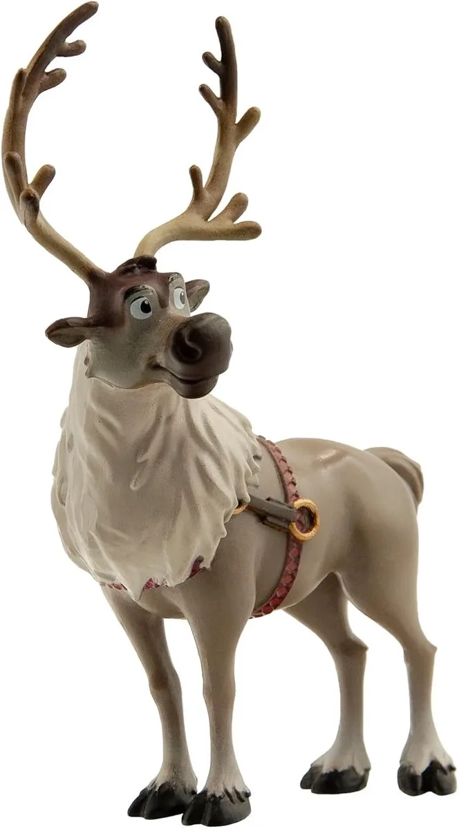 Bullyland 13514 – Speelfiguur en verzamelfiguur uit Disney Frozen 2 – ca. 12 cm – levensecht en detailrijk vormgegeven – ideaal als taartfiguur en klein cadeautje voor kinderen vanaf 3 jaar. de Bullyland en Sven – photo du produit