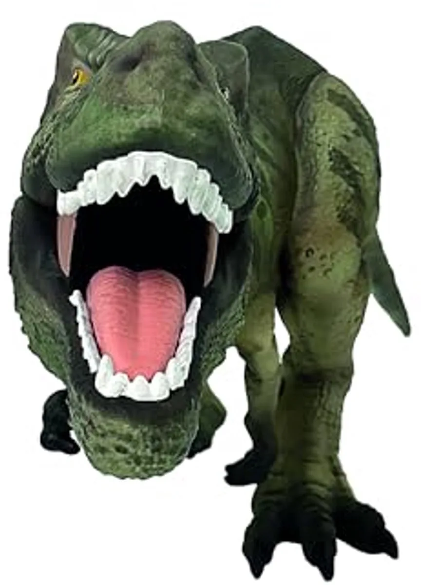 Bullyland 61461 – Speelfiguur en verzamelfiguur (Museum Line) – ca. 25 cm – levensecht en detailrijk vormgegeven – ideaal als educatief speelfiguur en cadeau voor dinosaurussliefhebbers vanaf 3 jaar. fra Bullyland i Tyrannosaurus Rex – produktbillede