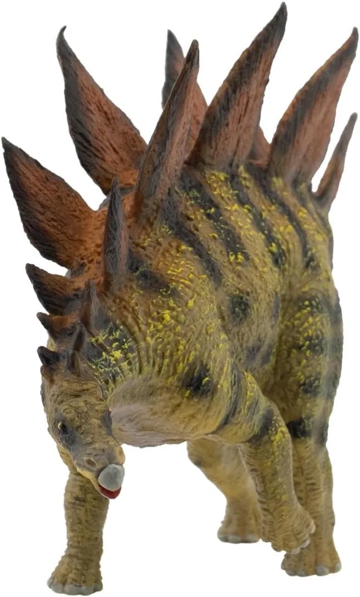 Bullyland 61470 – Speelfiguur Stegosaurus Museum Lijn – ca. 12,4cm – levensecht en detailrijk vormgegeven – ideaal als educatief speelfiguur, decoratie of klein cadeautje voor kinderen vanaf 3 jaar by Bullyland in Green – product photo