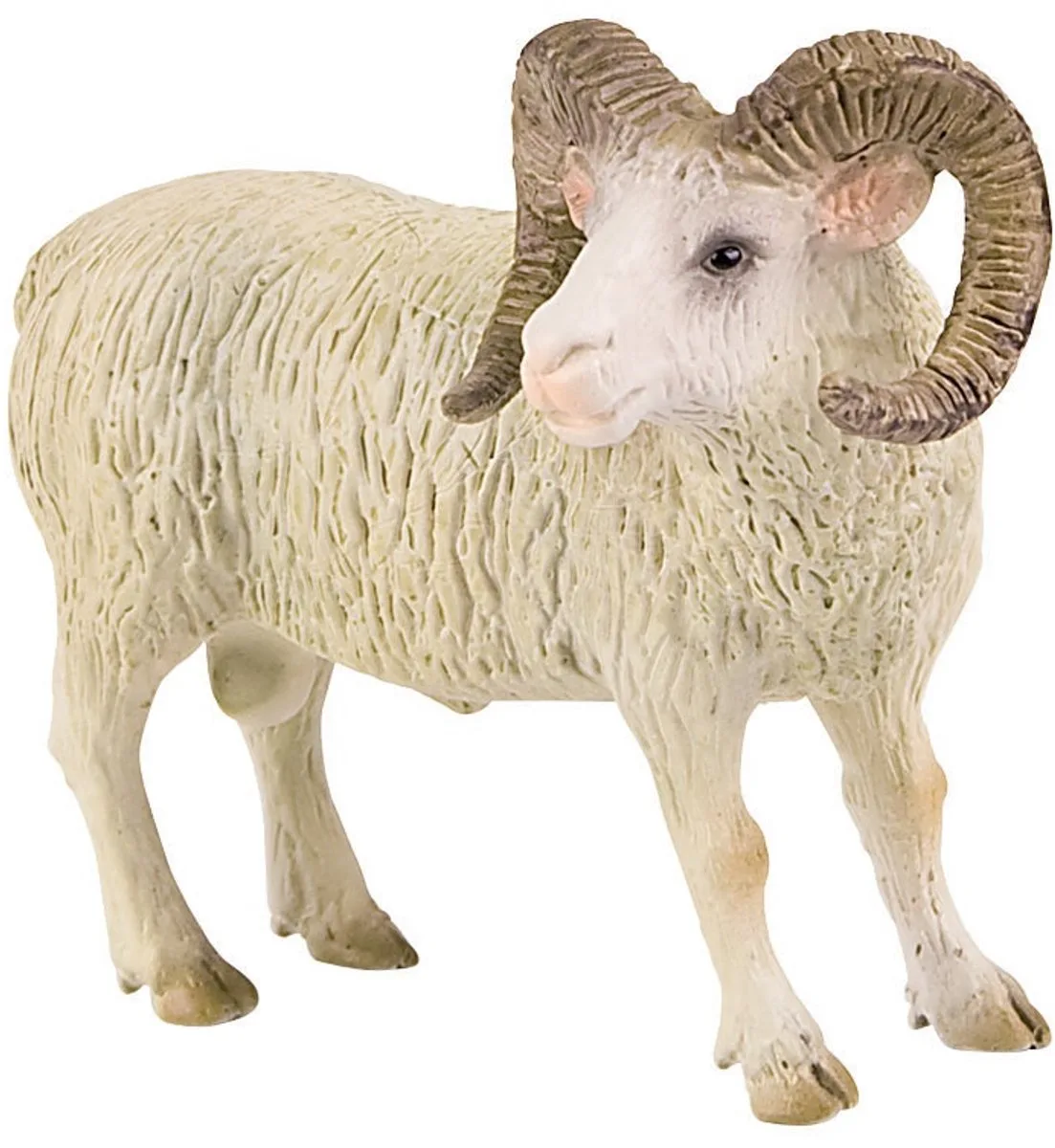 Bullyland 62290 – Speelfiguur en verzamelfiguur Ram – ca. 7 cm – levensecht en detailrijk vormgegeven – ideaal als educatief speelfiguur, taartdecoratie of klein cadeautje voor kinderen vanaf 3 jaar. de Bullyland en Blanc – photo du produit