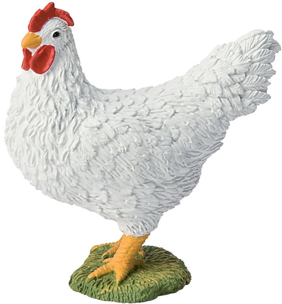 Bullyland 62314 – Speelfiguur en verzamelfiguur Witte Kip – ca. 5,5 cm – levensecht en detailrijk vormgegeven – ideaal als educatief speelfiguur, taartdecoratie of klein cadeautje voor kinderen vanaf 3 jaar. fra Bullyland i Kip wit – produktbillede