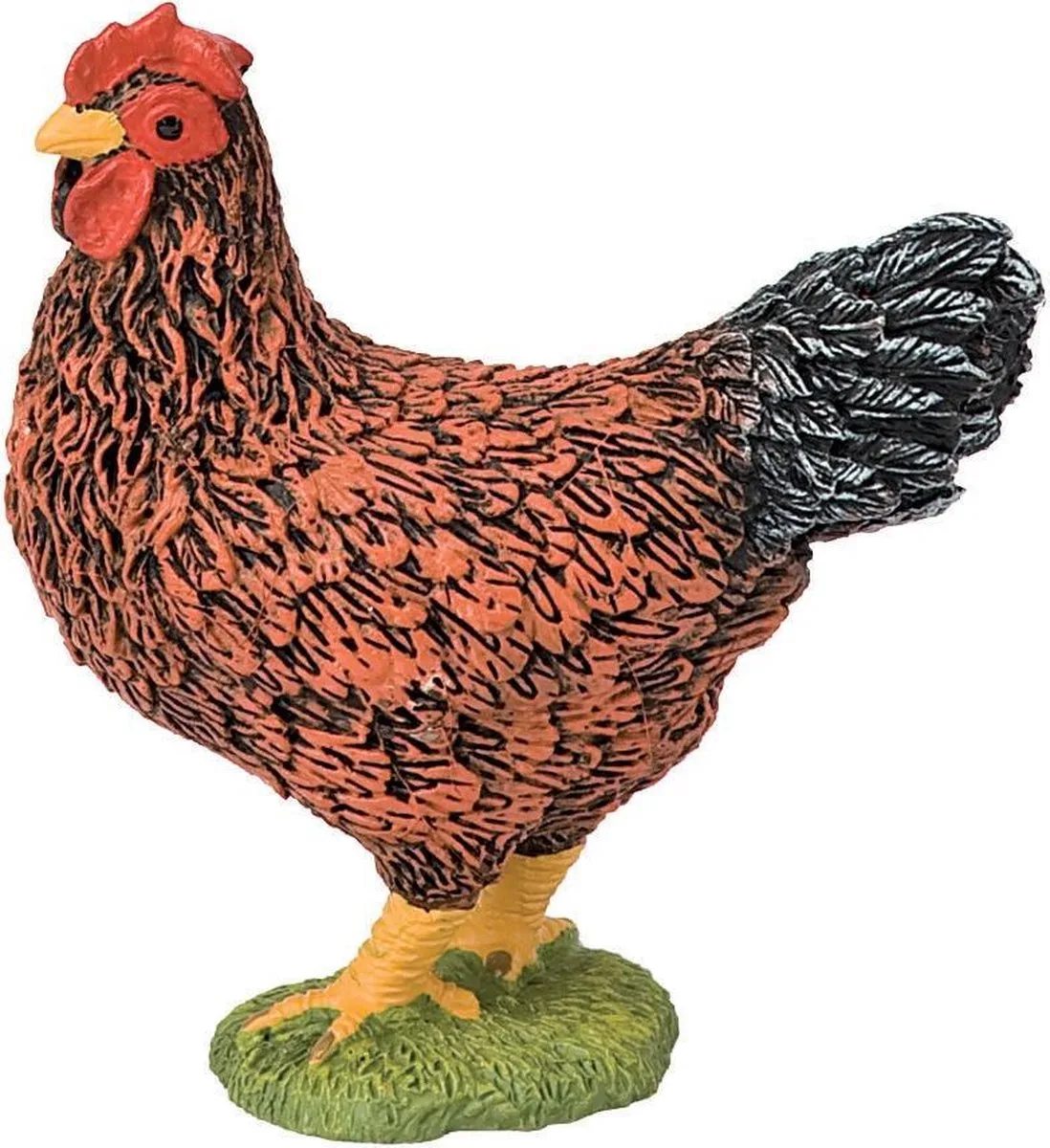 Bullyland 62316 – Speelfiguur en verzamelfiguur – ca. 5 cm – levensecht en detailrijk vormgegeven – ideaal als educatief speelfiguur en klein cadeautje voor kinderen vanaf 3 jaar. by Bullyland in Kip Bruin – product photo