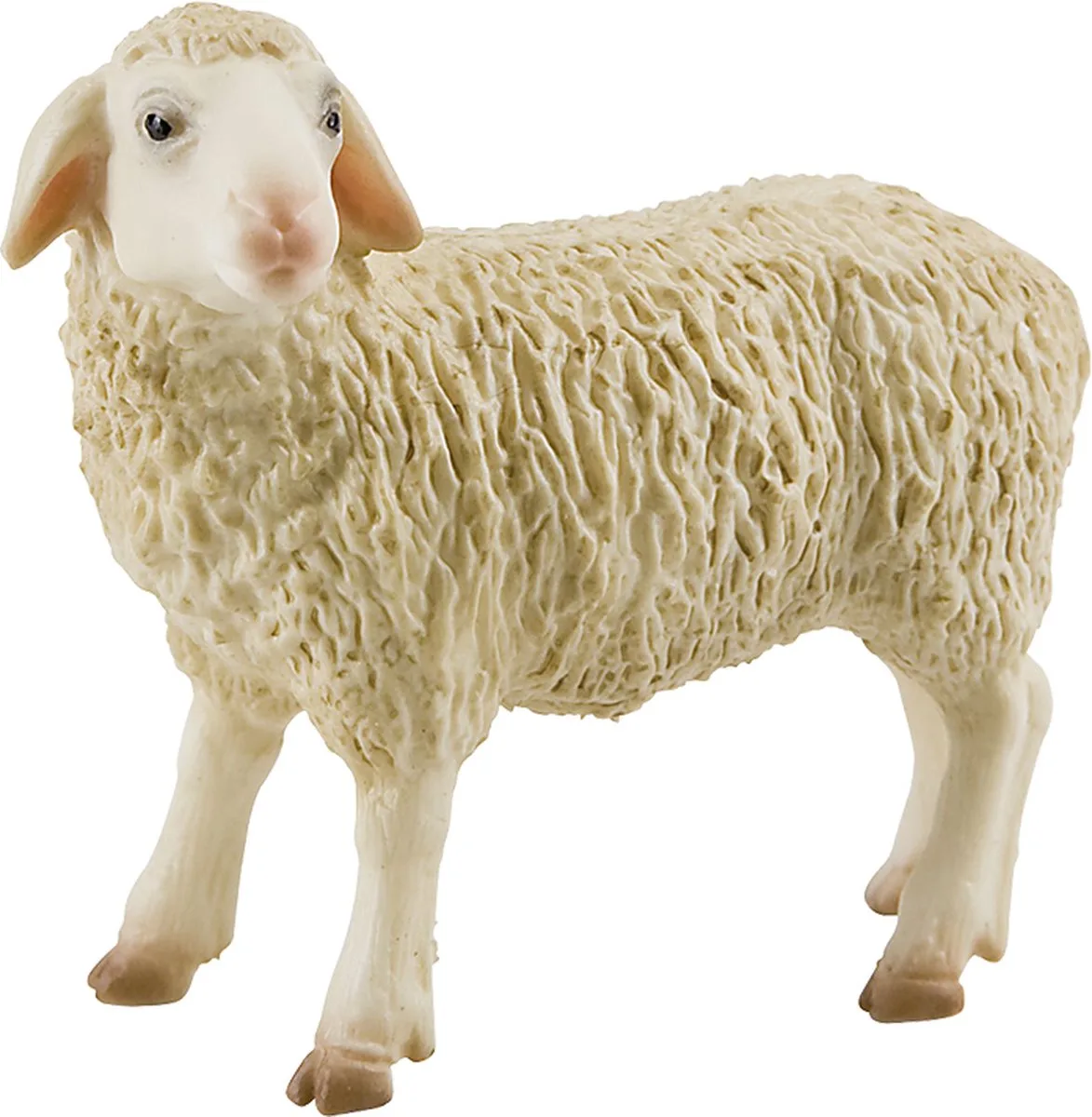 Bullyland 62320 – Speelfiguur en verzamelfiguur – ca. 6 cm – levensecht en detailrijk vormgegeven – ideaal als educatief speelfiguur, taartdecoratie of klein cadeautje voor kinderen vanaf 3 jaar. van Bullyland in Schaap – productfoto