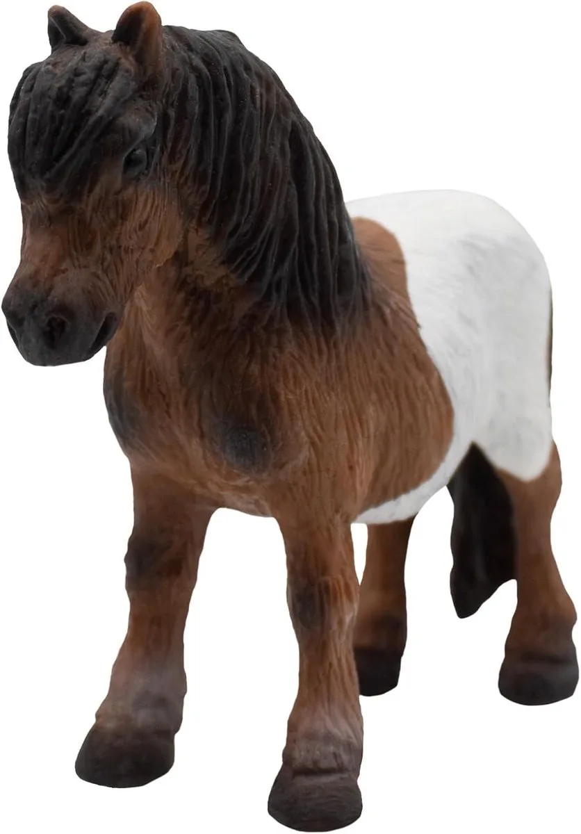 Bullyland 62566 – Speelfiguur en verzamelfiguur Shetland Pony – ca. 9 cm – levensecht en detailrijk vormgegeven – ideaal als taartfiguur en klein cadeautje voor kinderen vanaf 3 jaar. von Bullyland in Paard Shetland Pony – Produktfoto