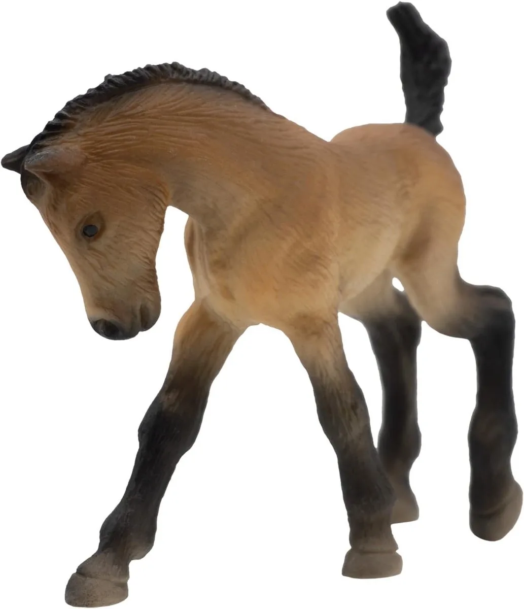 Bullyland 62680 – Speelfiguur en verzamelfiguur Trakehner Veulen – ca. 7,4 cm – levensecht en detailrijk vormgegeven – ideaal als educatief speelfiguur, taartdecoratie of klein cadeautje voor kinderen vanaf 3 jaar. von Bullyland in Paard Trakehner Veulen – Produktfoto