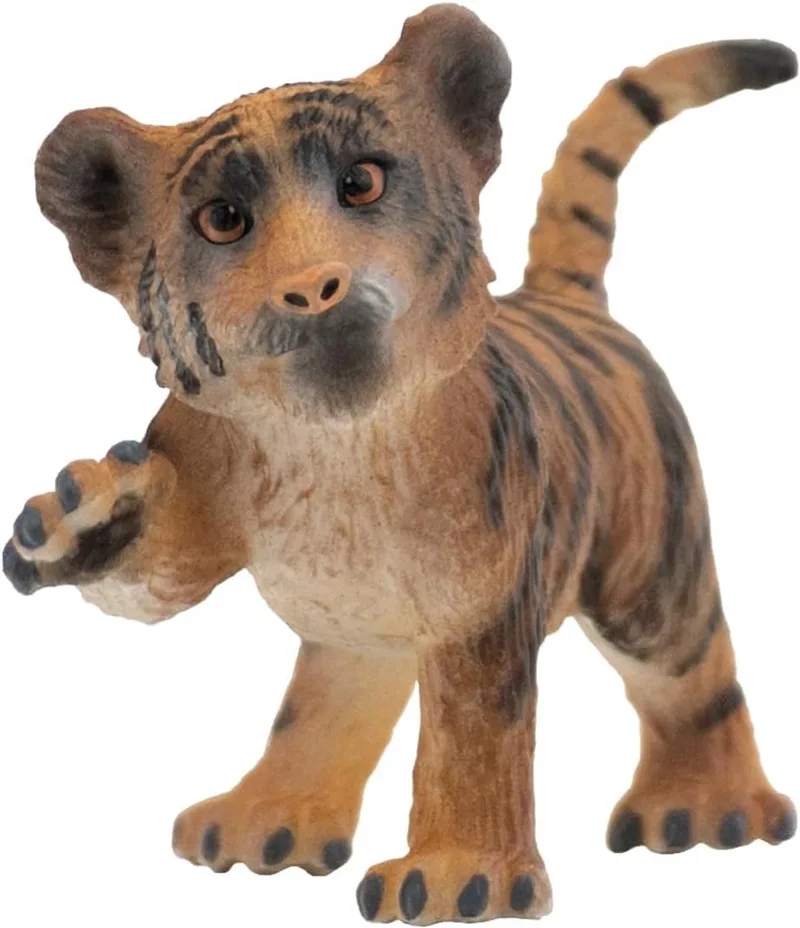 Bullyland 63684 – Tijgerwelp Bruin – ca. 3,2 cm – realistisch en handbeschilderd wildlife‑figuur – ideaal voor educatief spel, jungleverhalen of decoratie voor kinderen vanaf 3 jaar by Bullyland in Tijger welp – product photo