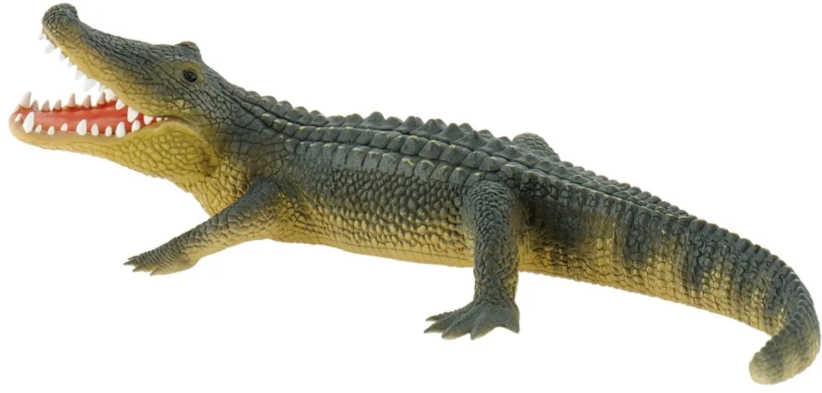 Bullyland 63690 – Speelfiguur – ca. 19cm lang – levensecht en detailrijk vormgegeven – ideaal als educatief speelfiguur, decoratie of klein cadeautje voor kinderen vanaf 3 jaar von Bullyland in Alligator – Produktfoto