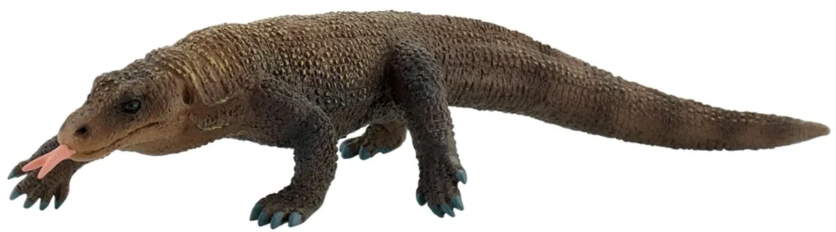 Bullyland 63695 – Speelfiguur Komodovaraan – ca. 18cm lengte – levensecht en detailrijk vormgegeven – ideaal als educatief speelfiguur, decoratie of klein cadeautje voor kinderen vanaf 3 jaar. de Bullyland – photo du produit
