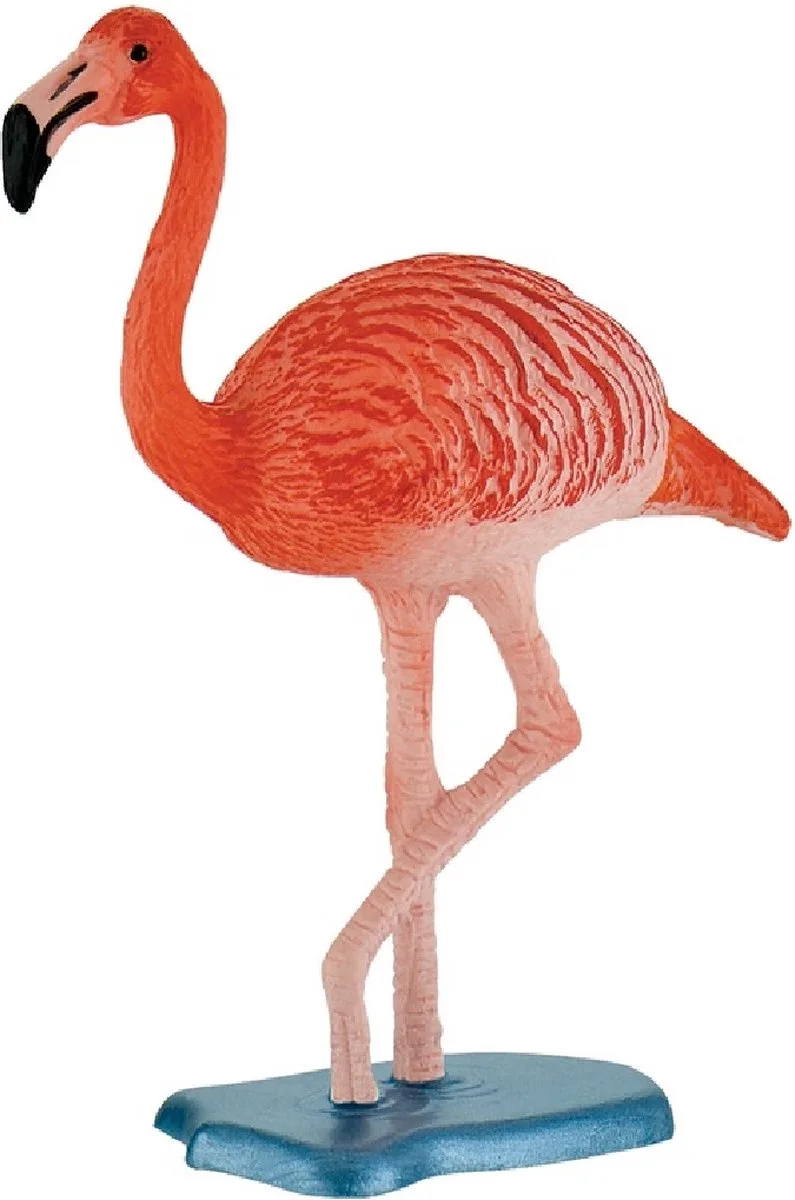Bullyland 63715 – Speelfiguur en verzamelfiguur – ca. 9,5 cm – levensecht en detailrijk vormgegeven – ideaal als taartfiguur en klein cadeautje voor kinderen vanaf 3 jaar. by Bullyland in Flamingo – product photo